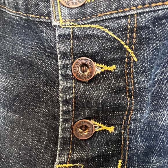 Von Dutch sz 29, chaps style, two-tone jeans - Picture 2 of 9